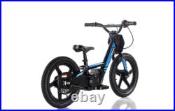 Revvi 16 Kids Electric Balance Bike Blue 250w Brushless Motor