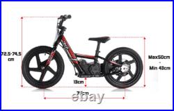Revvi 16 Kids Electric Balance Bike Blue 250w Brushless Motor