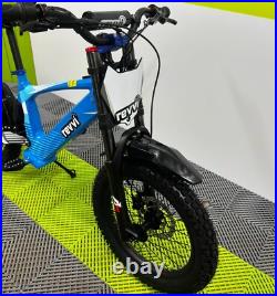 Revvi 18 Blue 36v500w Motor Electric Kids Bike, Latest Model
