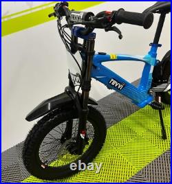 Revvi 18 Blue 36v500w Motor Electric Kids Bike, Latest Model