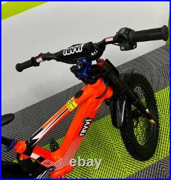 Revvi 18 Orange 36v500w Motor Electric Kids Bike, Latest Model
