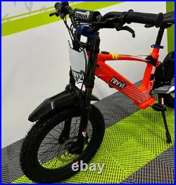 Revvi 18 Orange 36v500w Motor Electric Kids Bike, Latest Model