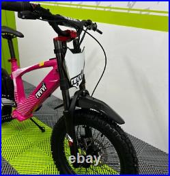 Revvi 18 Pink 36v500w Motor Electric Kids Bike, Latest Model