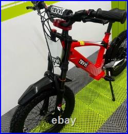 Revvi 18 Red 36v500w Motor Electric Kids Bike, Latest Model