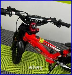 Revvi 18 Red 36v500w Motor Electric Kids Bike, Latest Model