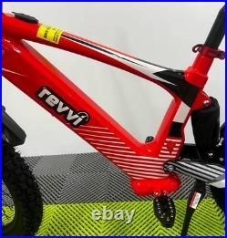 Revvi 18 Red 36v500w Motor Electric Kids Bike, Latest Model