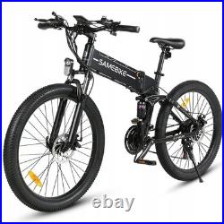SAMEBIKE LO26-II Electric Bicycle 250W Motor 48V 14Ah Foldable Hydraulic E-Bike
