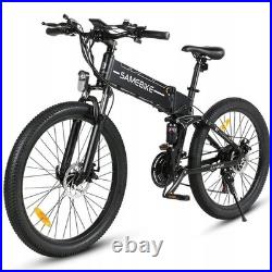 SAMEBIKE LO26-II Electric Bicycle 250W Motor 48V 14Ah Foldable Hydraulic E-Bike