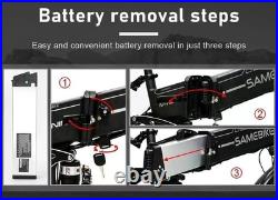 SAMEBIKE LO26-II Electric Bicycle 250W Motor 48V 14Ah Foldable Hydraulic E-Bike