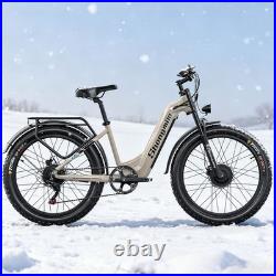 Shengmilo Dual Motor Electric Bike 48V 17.5AH Full Suspension E-Bike UK Stock