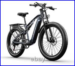 Shengmilo MX05 26 Electric Mountain Bike 48V 17.5AH Full Suspension E-Bike 90KM