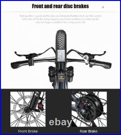 Shengmilo MX05 26 Electric Mountain Bike 48V 17.5AH Full Suspension E-Bike 90KM