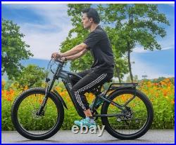 Shengmilo MX05 26 Electric Mountain Bike 48V 17.5AH Full Suspension E-Bike 90KM