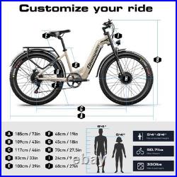 Shengmilo S700 Electric Bike Dual Motor 48V 17.5Ah 26 3.0 Tyre Hydraulic Brake