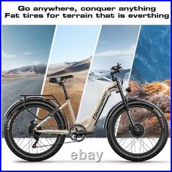 Shengmilo S700 Electric Bike Dual Motor 48V 17.5Ah 26 3.0 Tyre Hydraulic Brake