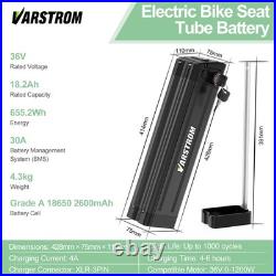 SilverFish 36V18.2AH Electric Bicycle Battery with BMS 1000+cycles for 36V Motor