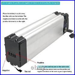 SilverFish 48V 13Ah 624Wh Ebike Battery Pack For 350W 500W 750W Electric Bicycle