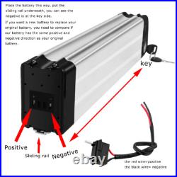 Silver fish 2 pin 36V 10Ah ebike Lithuim Battery Electric Bicycle 350W 250W 500W