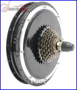 Smooth 36/48V 750W Threaded Brushless Gearless Rear Hub Motor Electric Bicycle