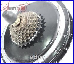 Smooth 36/48V 750W Threaded Brushless Gearless Rear Hub Motor Electric Bicycle