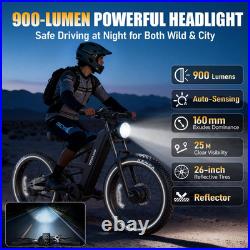 TESWAY X9 AWD 264.0'' Dual Motor 48V 30AH Electric Bike City/Offroad E-Bike NFC