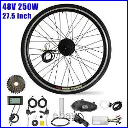 UK 48W 250W 27.5 Electric Bicycle Motor Conversion Kit Rear Wheel EBike SW900