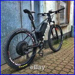 UK 72V 3000W Electric Bicycle Rear Hub Motor Conversion Kit E-Bike Wheel 26'