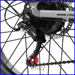 UK Dual Motor Electric Bike 26'' 48V Off-Road Fat Tyre E bike Oil Brakes NEW