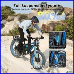 UK Fat Tyre Electric Bike for adul, 48V 23Ah Dual Motor Mountain E-Bike -K17