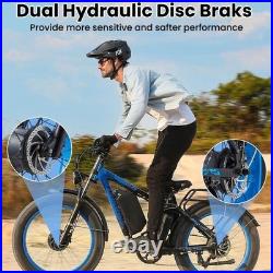 UK Fat Tyre Electric Bike for adul, 48V 23Ah Dual Motor Mountain E-Bike -K17