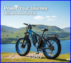 UK Fat Tyre Electric Bike for adul, 48V 23Ah Dual Motor Mountain E-Bike -K17