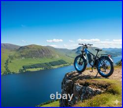 UK Fat Tyre Electric Bike for adul, 48V 23Ah Dual Motor Mountain E-Bike -K17