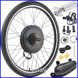 UK Front/Rear Electric E-Bike Wheel 26Conversion Kit 1000With1500W Ebike Motor
