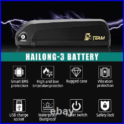 UK Stock 48V 13Ah 1000W Hailong Li-oin Battery Electric Bike Downtube Battery