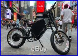 USA Built, 10,000watts Super VECTOR 84v 32ah Electric Bike Ebike, QS V3 Motor