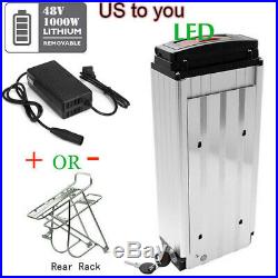 US Li-ion Ebike Battery 48V 20AH For Max 1500W Motor Electric Bicycle + Charger