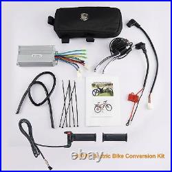 Used 26/28 Electric Bicycle Motor Conversion Kit Front/Rear Wheel E Bike PAS