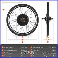 VIRIBUS Ebike Conversion Kit 26''/28 Electric Bicycle Hub Motor FrontRear Wheel VIRIBUS Ebike Conversion Kit 26''/28 Electric Bicycle Hub Motor FrontRear Wheel