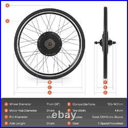 VIRIBUS Ebike Conversion Kit 26''/28 Electric Bicycle Hub Motor FrontRear Wheel VIRIBUS Ebike Conversion Kit 26''/28 Electric Bicycle Hub Motor FrontRear Wheel
