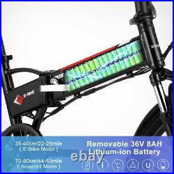 VIVI City EBike Electric Bicycle Folding Bike 250W Professional Commuter BLACK