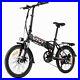 VIVI_Electric_Bike_EBike_Cycle_Fly_Foldable_250W_Motor_Bicycle_Black_White_Steel_01_xcci