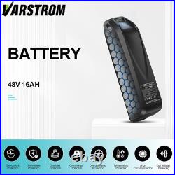 Varstrom 48V16AH Electric Bicycle Battery with 30A BMS 1000+cycles for 48V Motor