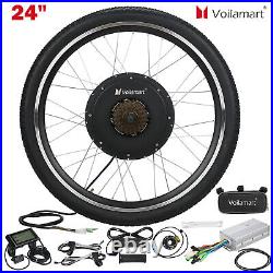 Voilamart 24 Electric Bicycle Conversion Kit 1000W Rear Wheel EBike Motor withLCD