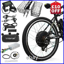 Voilamart 261000W Electric Bicycle E-Bike Conversion Kit Rear Wheel withLCD Meter