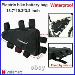 Voilamart 261500W Electric Motor Bicycle Conversion Kit Rear Wheel E Bike withBag