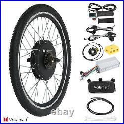 Voilamart 26 1500W Electric Bicycle Conversion Kit EBike Rear Wheel 48V Cycling
