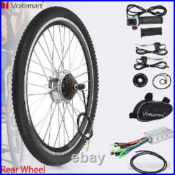 Voilamart 26 36V 250W Electric Bicycle Bike Conversion Kit Rear Wheel Motor Hub