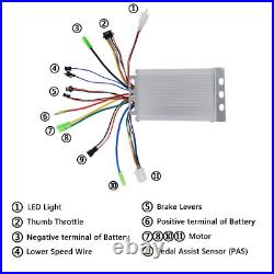 Voilamart 26 36V 5OOW Rear Wheel Electric Bicycle E-Bike Motor Conversion Kit