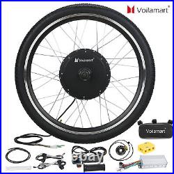 Voilamart 26 48V Front Wheel Electric Bicycle Motor Conversion Kit E-Bike withBag