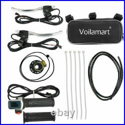 Voilamart 26 Electric Bicycle Motor Conversion Kit 1500W Front Wheel EBike +Bag